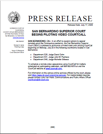 SBSC Begins Piloting Video CourtCall